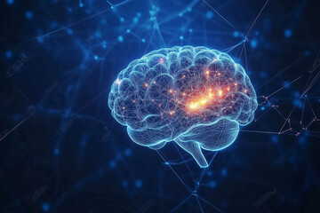 Digital brain with neural network connections