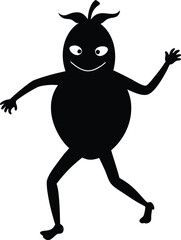 Simple Dancing Ghost Character