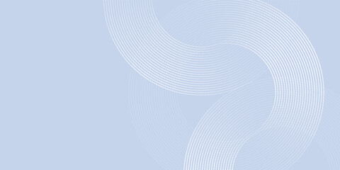 Abstract sinple blue art background with circle elements. Digital technology poster modern illustrations line minimalist