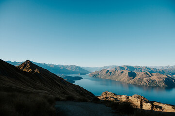 View from Roys Peak Track, Wanaka, New Zealand