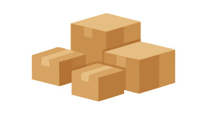 Cardboard boxes shipping packaging delivery moving supplies product box carton package container storage merchandise