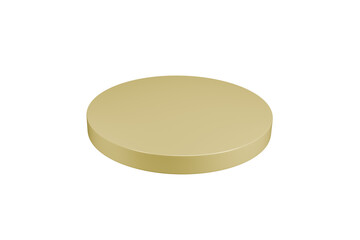 yellow podium, Black podium, white, 3D