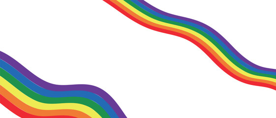 abstract colorful rainbow background, Pride colorful rainbow background, banner.