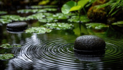Zen Pond Reflections