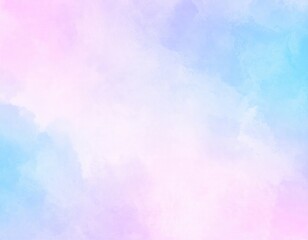 Pastel Watercolor Dreamscape Soft Pink Blue and Lavender Hues.