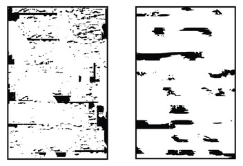 Black background, grunge texture design. Dirty and scratched background. Abstract grunge texture isolated on white background.