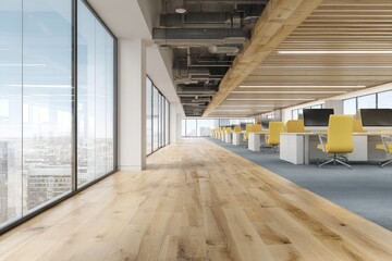 Modern Office Interior View