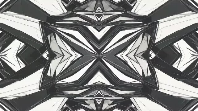 Abstract symmetrical gray pattern background