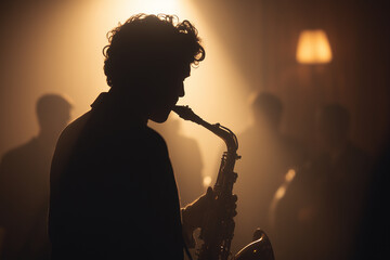 Cinematic Scene Live Jazz Performance