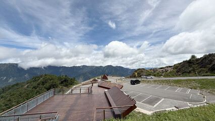 Scenery of Hehuan Mountain in central Taiwan