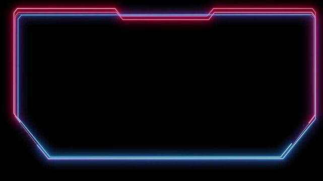 Abstract Bright radial light beams. rectangle frame border tunnel spectrum background. Bright rays neon light Explosion universe. Space background for event, party, carnival, celebration, anniversary