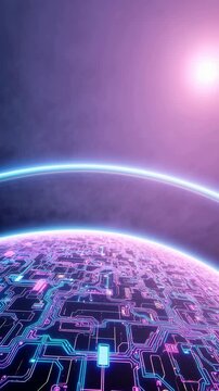 Alien Disc-World Under Twin Suns