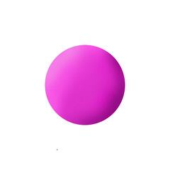 vector illustration of a pink ball