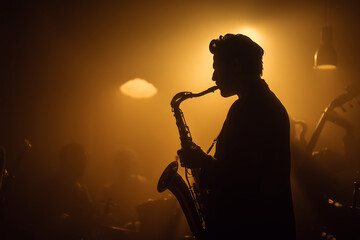 Cinematic Scene Live Jazz Performance