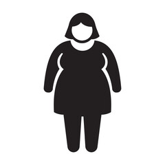 fat women icon 