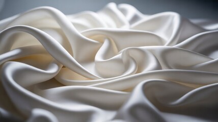 Elegant white silk texture