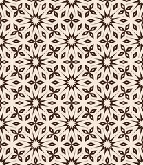 Abstract floral seamless pattern for vintage textile design and decorative backdrop