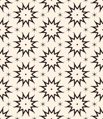 Seamless floral pattern illustration with vintage flower design