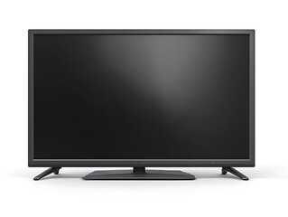 Modern Flat Screen Television: Smart TV Mockup for Design Presentation & Website UI