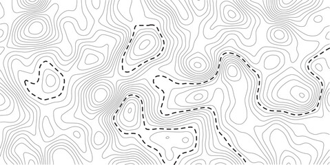 Contour map vector. Geographic World Topography map grid abstract vector illustration . Pro Vector