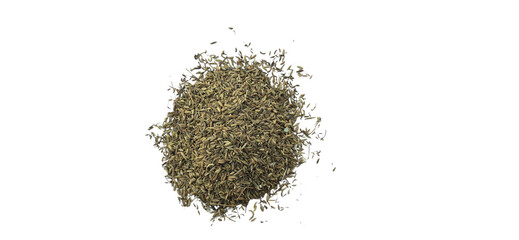 Pile of Fennel Seeds PNG Isolated on Transparent Background