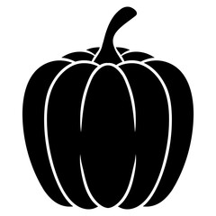 pumpkin icon isolated on PNG, SVG file