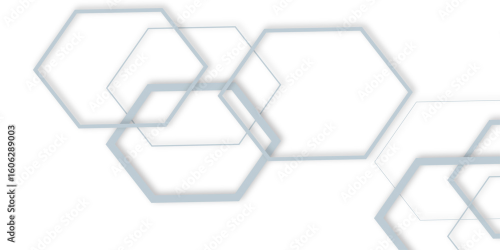 Fototapete abstract colorful modern 3d out color line cube hexagon design technology honeycomb texture vector b