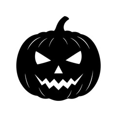 halloween pumpkin isolated on white