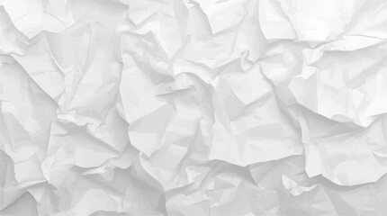 Naklejka premium Crinkled white paper texture with subtle folds, ideal for creative backgrounds, packaging, or abstract art projects. Minimalist and versatile design.