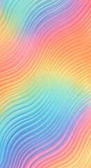 Abstract rainbow wavy lines background.