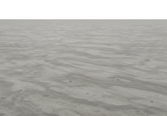 A closeup view of a textured grey surface with subtle swirling patterns suggesting stone or concrete isolated on transparent background