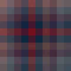 Seamless Plaid Pattern in Shades of Red, Navy, and Gray