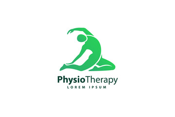 Physiotherapy logo design template