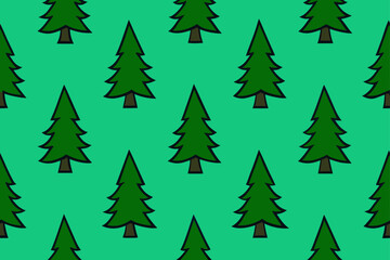 Obraz premium christmas trees background