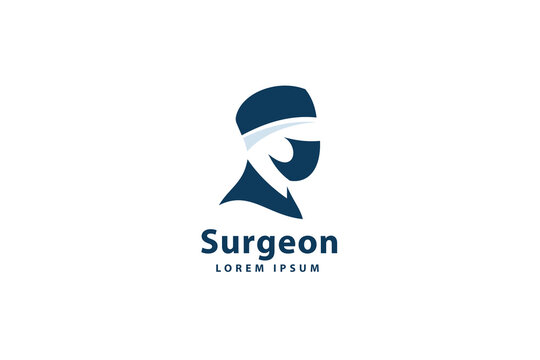 Surgeon logo design template