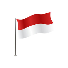 Indonesian red and white flag
