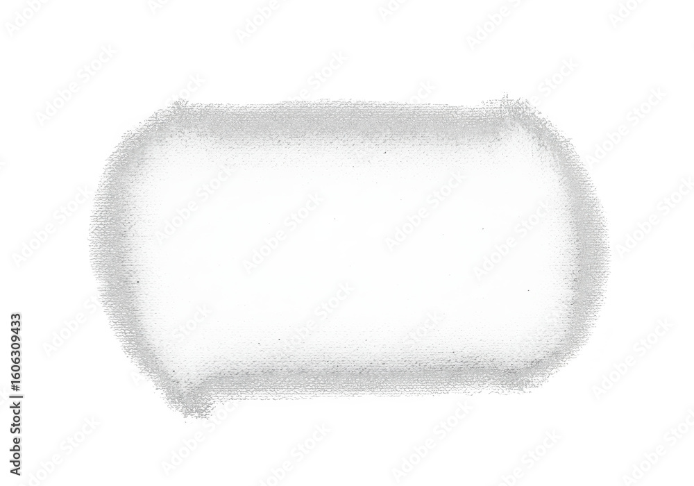 Poster rough textured grey border shape on a transparent background suitable for design elements placeholde