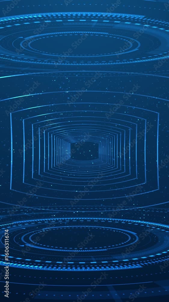 Poster flying through futuristic digital geology digital data engineer digital data engineer lines. 3d wire