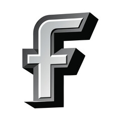 Obraz premium 3D glossy letter 