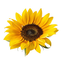 Fototapeta premium sunflower isolated on white background