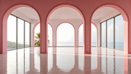 Obraz premium corridor of the church