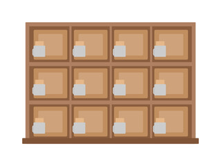 銭湯　温泉　木製　松竹錠　下駄箱　ロッカー　鍵　イラスト