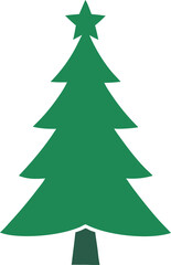 christmas tree vector illustration