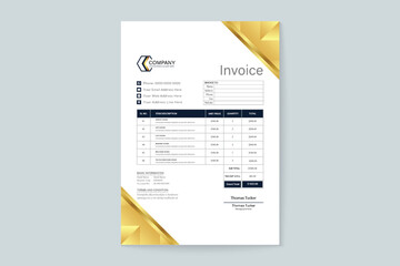 Gold polygonal quotation template | Premium Vector