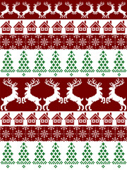 Christmas Sweater Festive Fair Isle Design