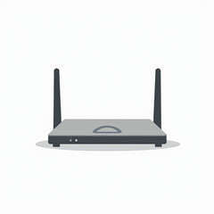 Fototapeta premium Wireless Router with Antennas