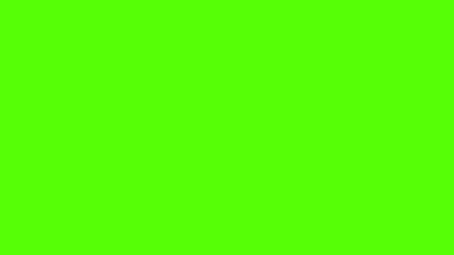 Thanks animated rubber stamp, green 4k animation, stamp template, chroma key