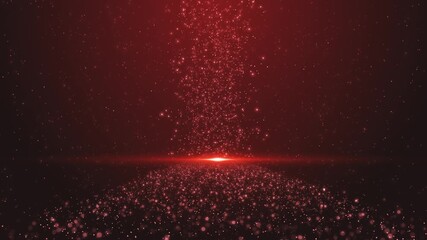 Digital world map red network connections background. Futuristic technology global data transfer. 3D Red wireframe Sci fi light hi tech Ai big data science, innovation tech line nodes line connection - Powered by Adobe