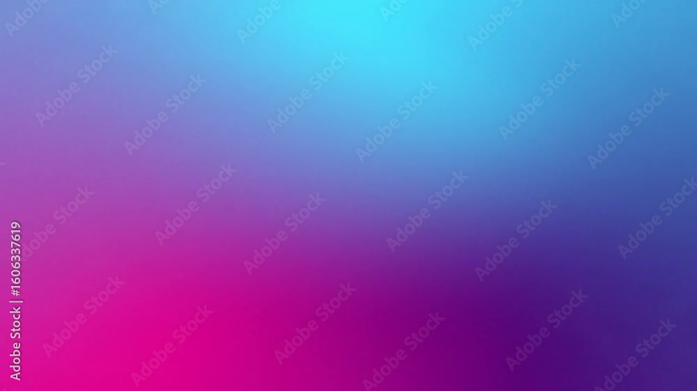 Poster smooth color flow from deep violet to bright cyan and fuchsia in a contemporary abstract design.