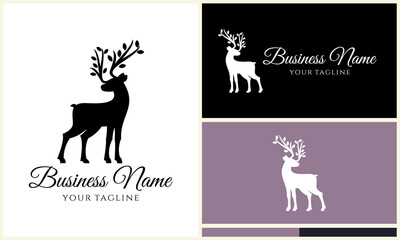 Deer Logo Design Variations. (1)